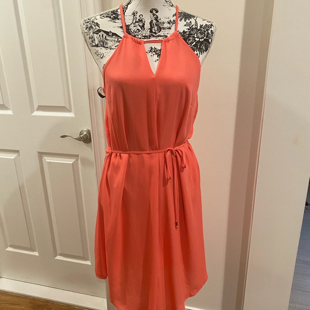 Mossimo salmon high neck dress size small